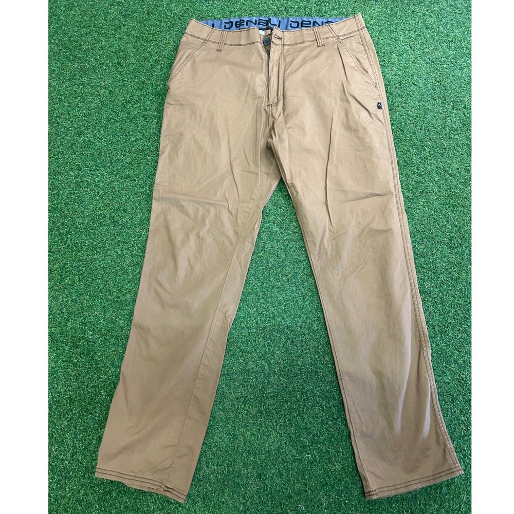 Denali Performance Mens Khaki Tan Straight Leg Casual Outdoor Pants 36x32